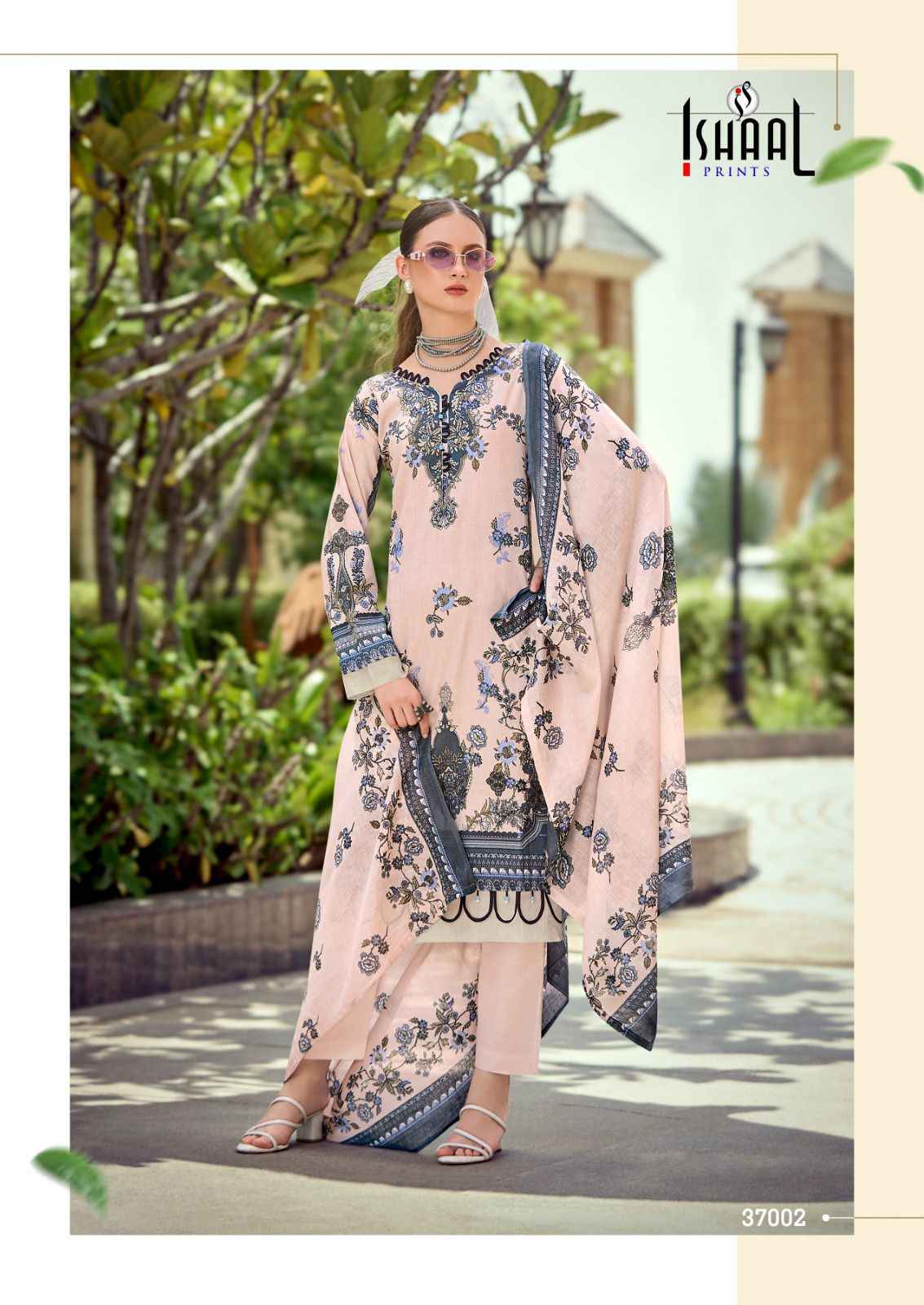 Ishaal Prints Gulmohar Vol 37 Lawn Dress Material 10 Pc Catalouge