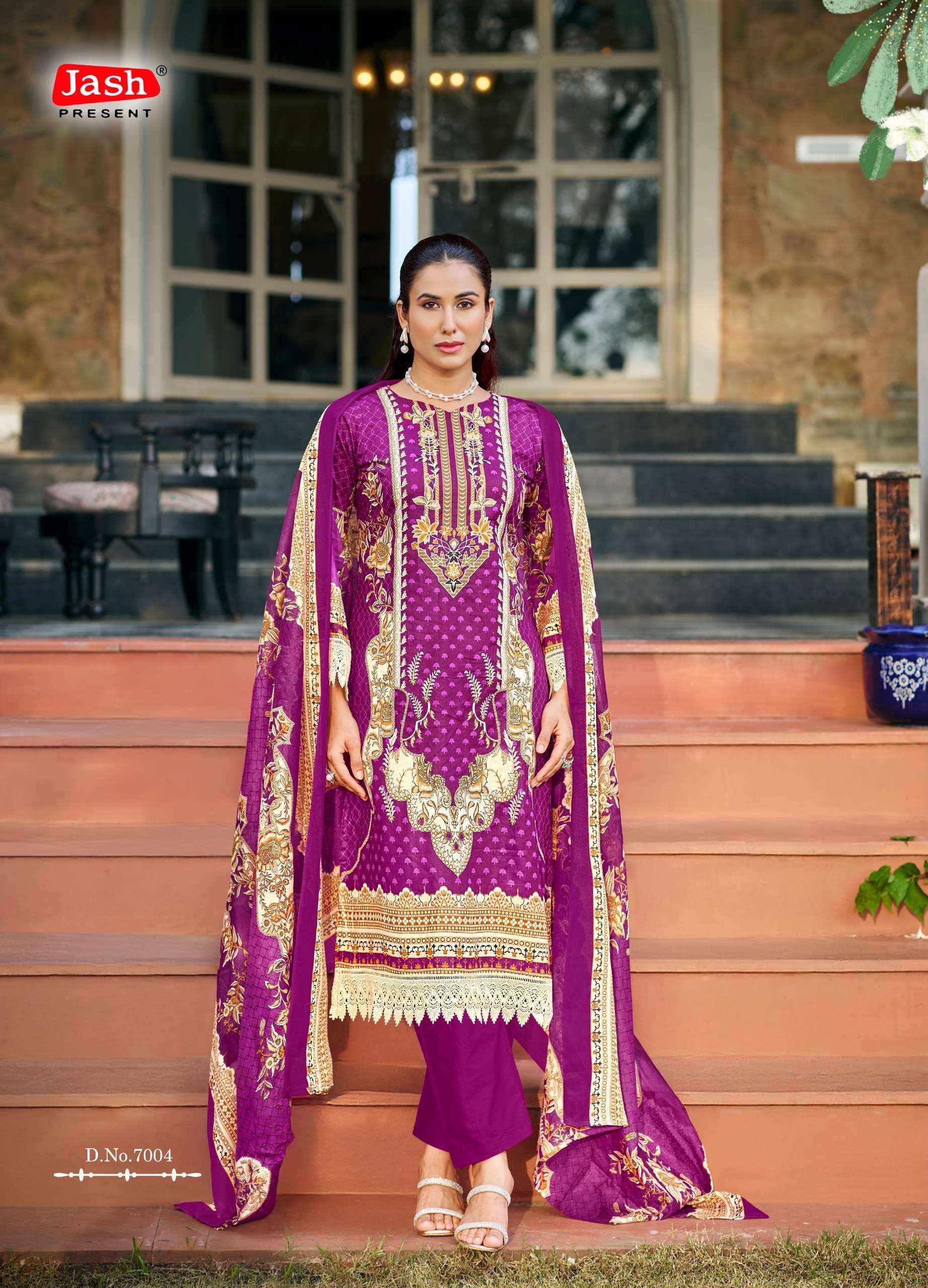 Jash Bellisha Vol 7 Cotton Dress Material 10 pcs Catalogue