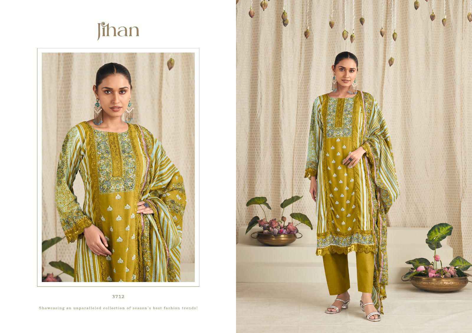 Jihan Bagh Reyon Dress Material 6 pcs Catalogue