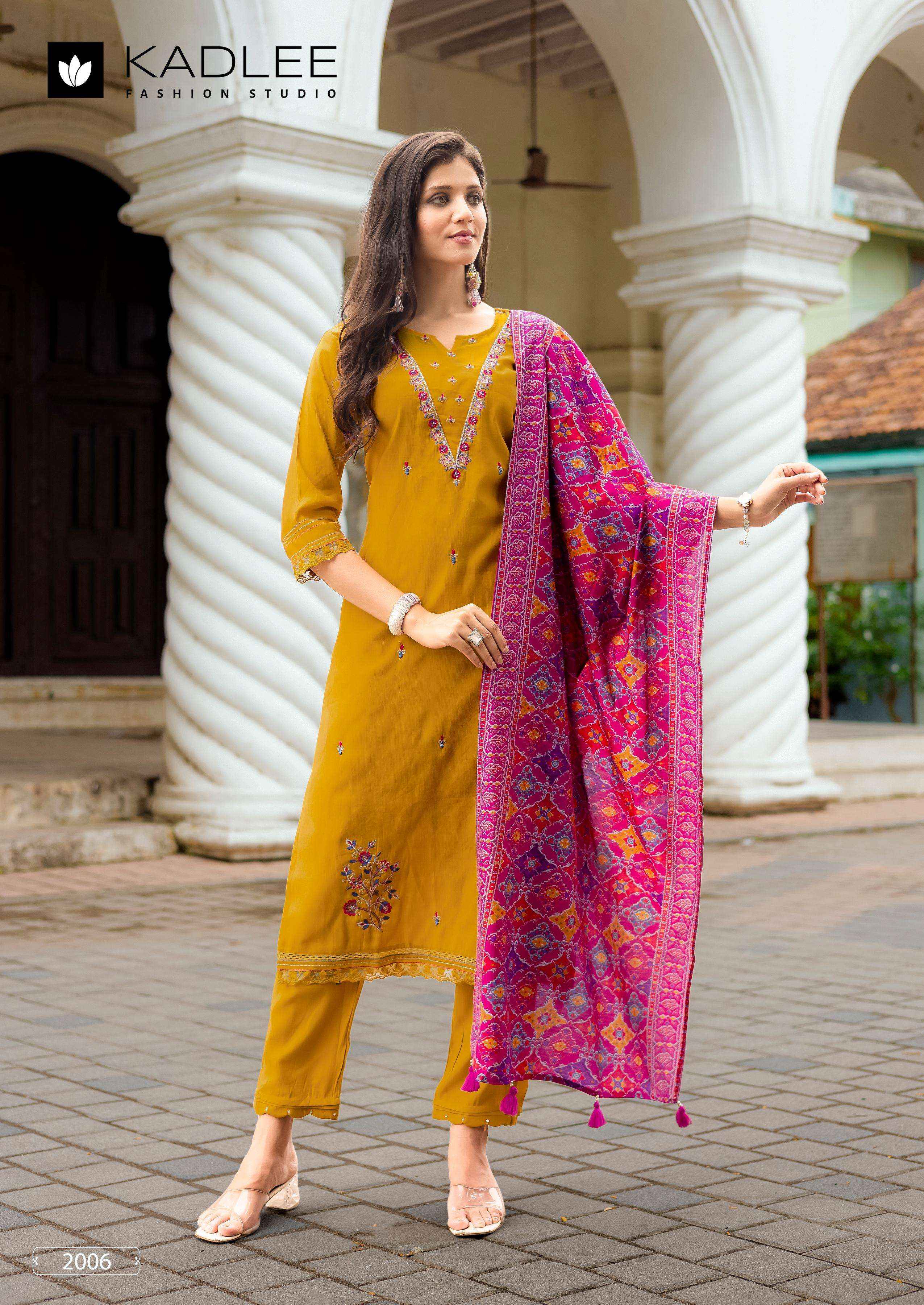Kadlee Sahiyar Vol 2 Viscouse Kurti Combo 4 pcs Catalogue