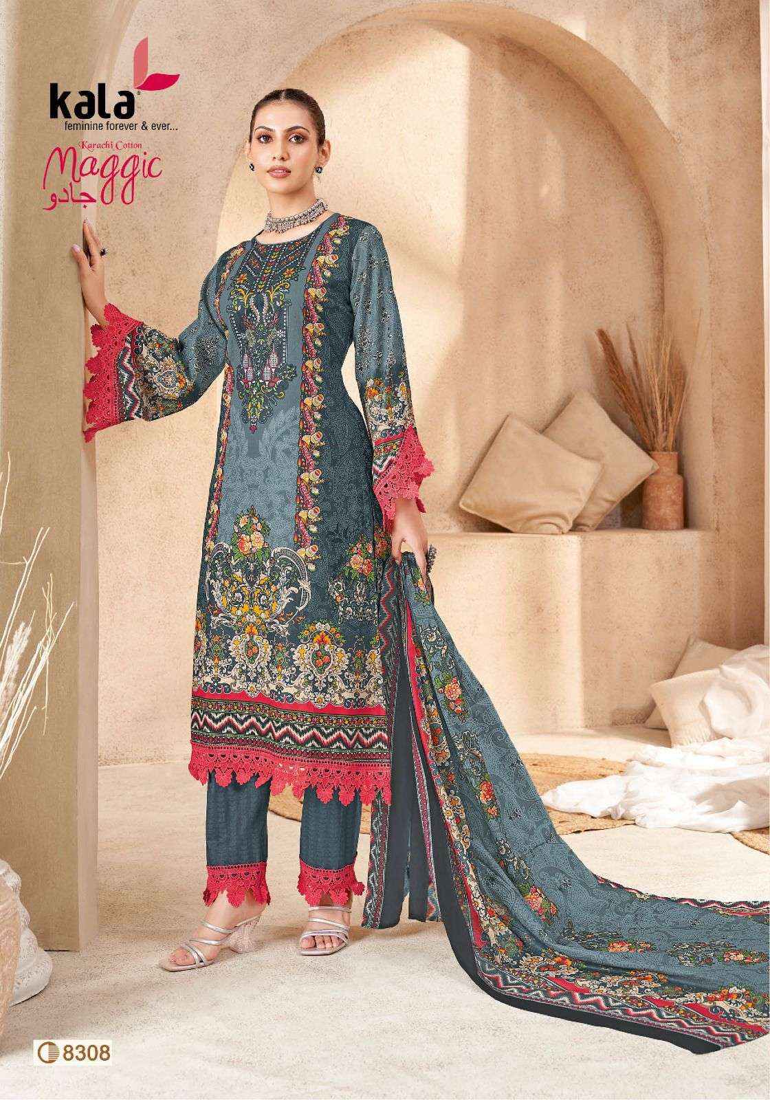 Kala Maggic Vol 23 Cotton Dress Material 12 pcs Catalogue