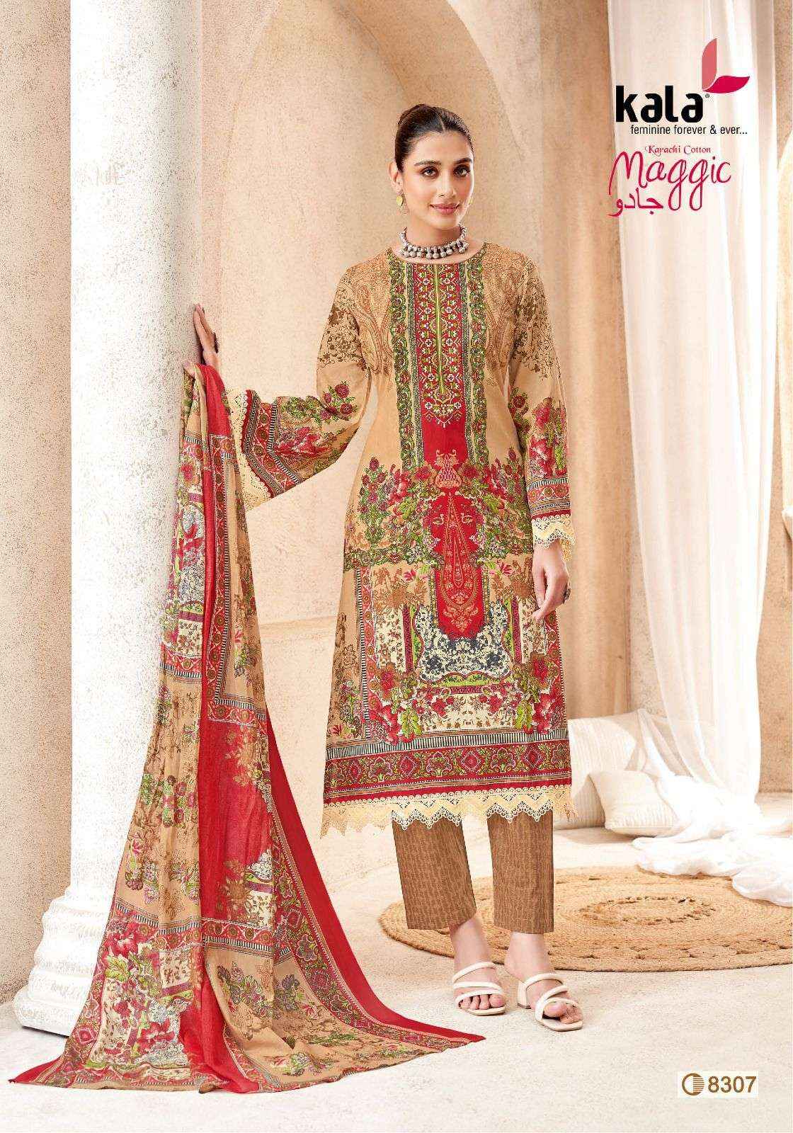 Kala Maggic Vol 23 Cotton Dress Material 12 pcs Catalogue