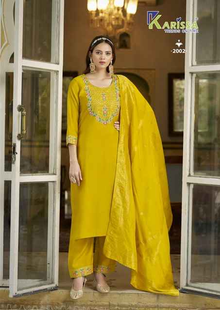 Karissa Roshani Vol 2 Viscose Roman Silk Kurti Combo 6 pcs Catalogue