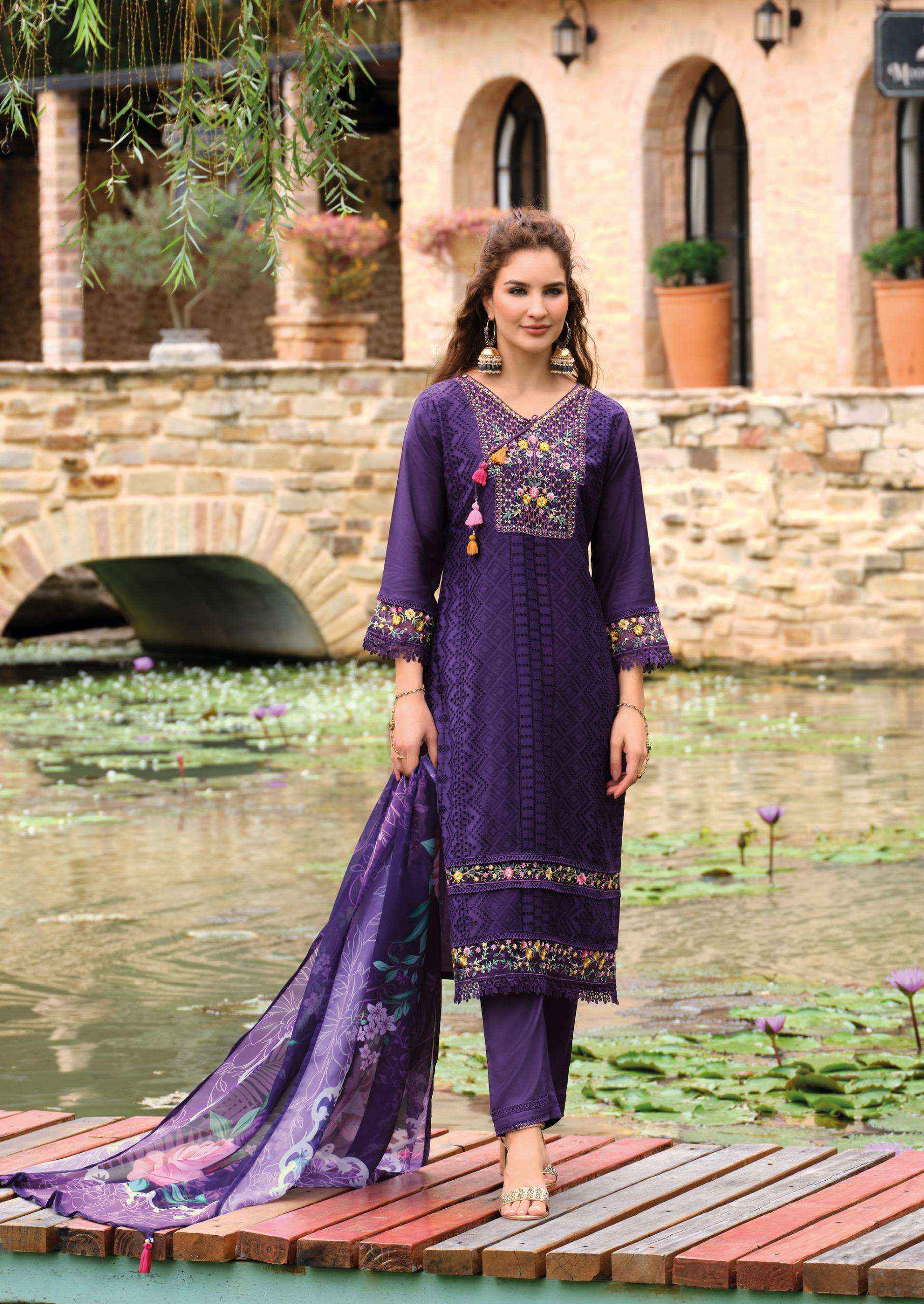 Lady Leela Izhaar Muslin Kurti Combo 6 pcs Catalogue