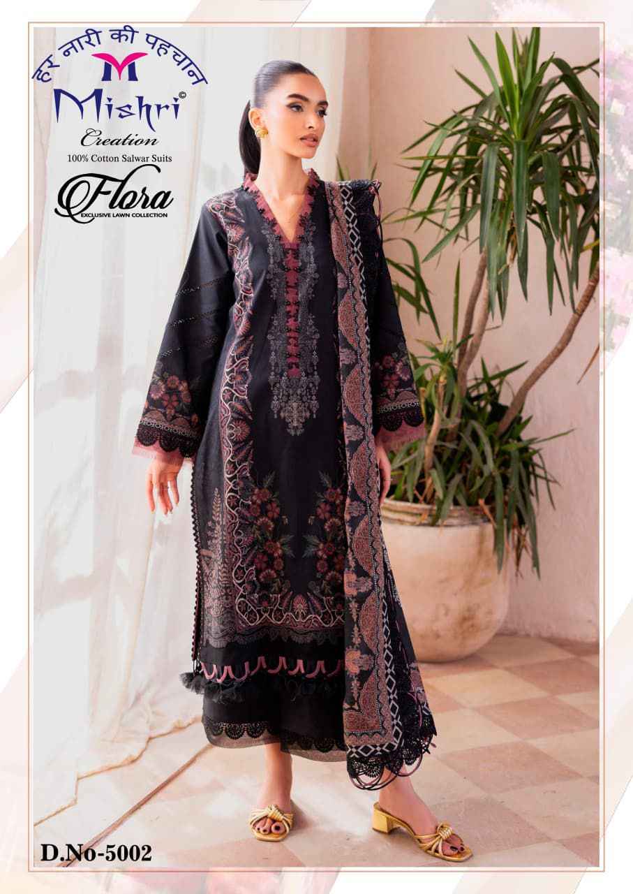Mishri Creation Flora Vol 5 Lawn Cotton Dress Material 6 pcs Catalogue