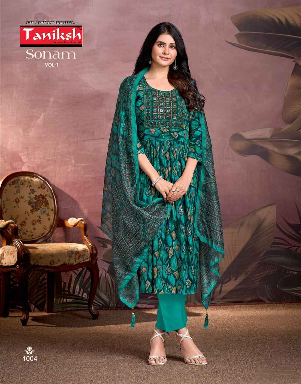 Taniksh Sonam Vol 1 Vertical Kurti Combo 8 pcs Catalogue