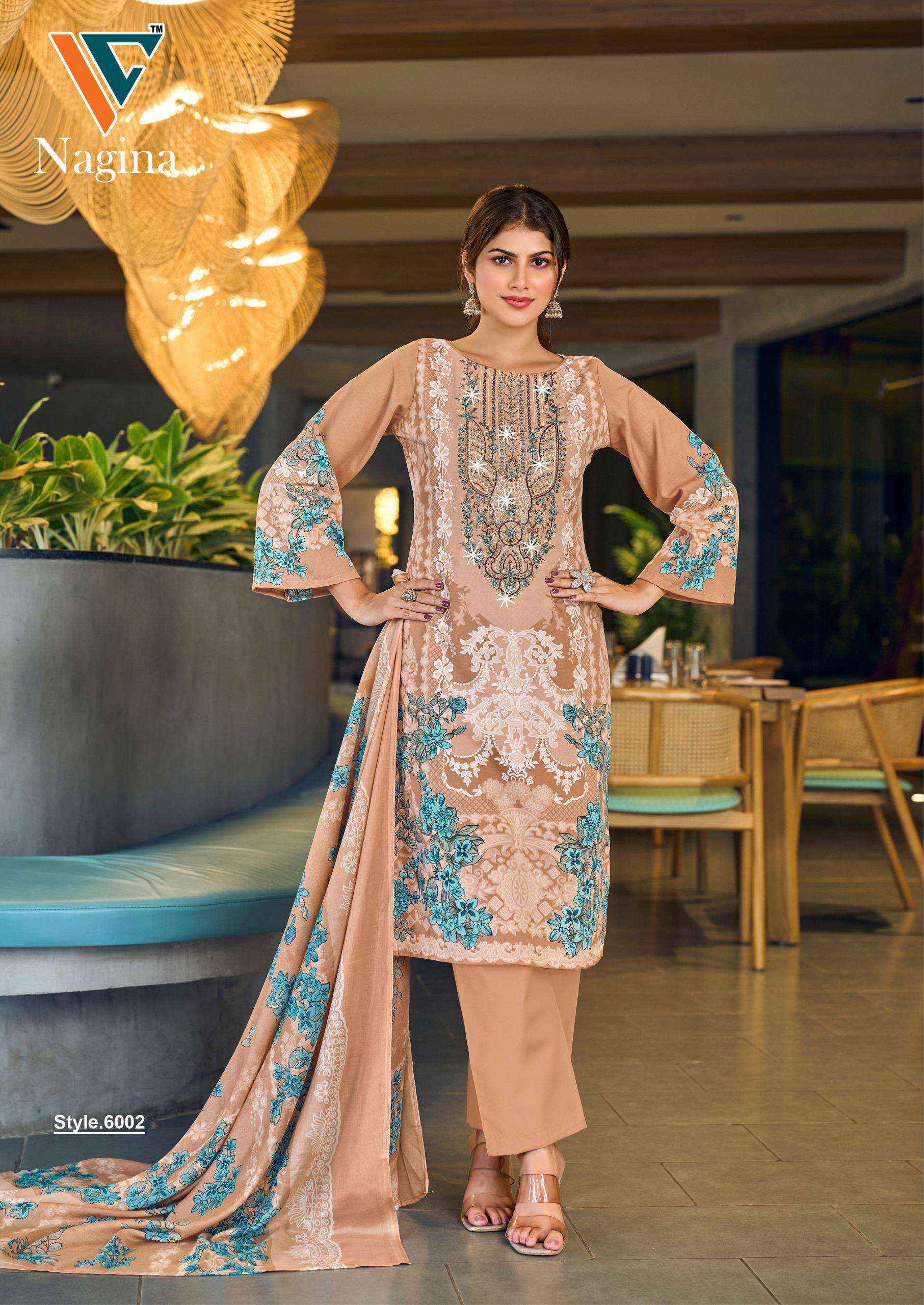 Vandana Creation Nagina Vol 6 Cotton Dress Material designer womens  cotton dress supplier online