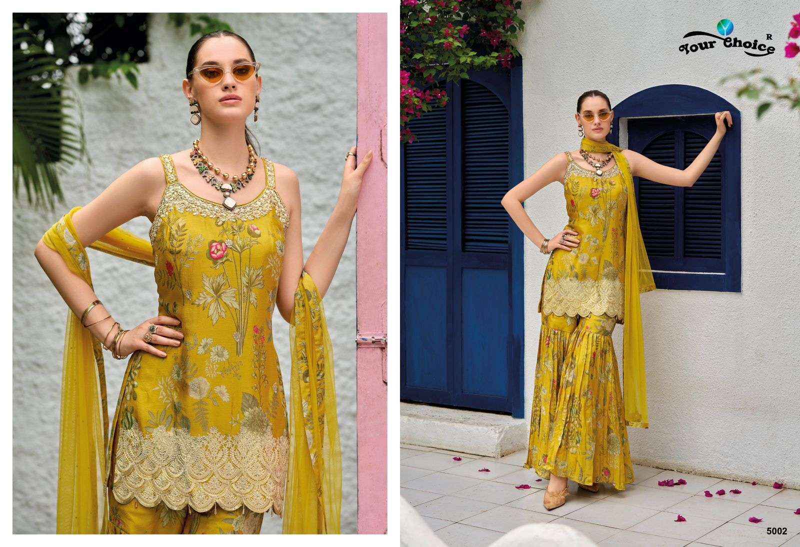 Your Choice Ginni Vol 5 Readymade Chinon Dress 4 pcs Catalogue