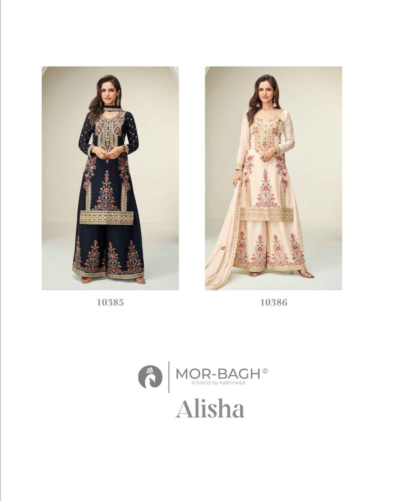 Aashirwad Creation Alisha Readymade Chinon Dress 2 pcs Catalogue