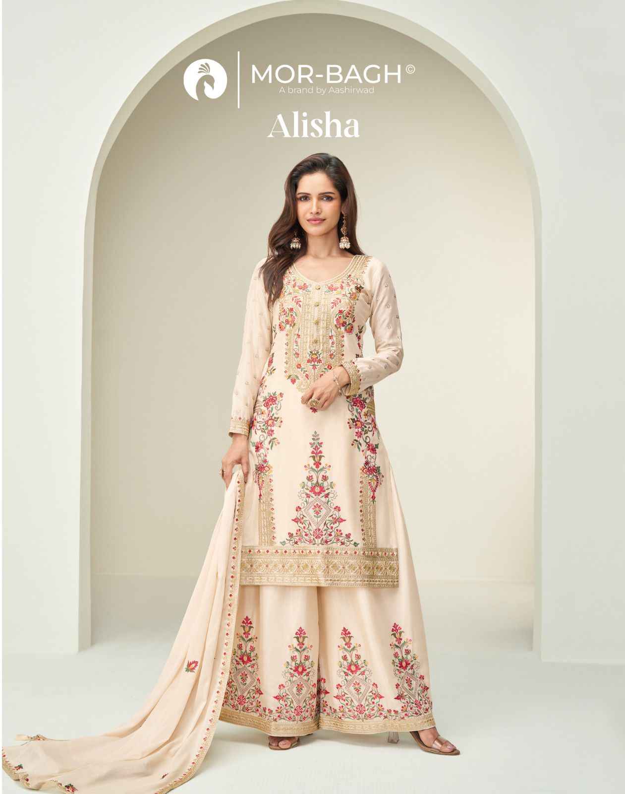 Aashirwad Creation Alisha Readymade Chinon Dress 2 pcs Catalogue