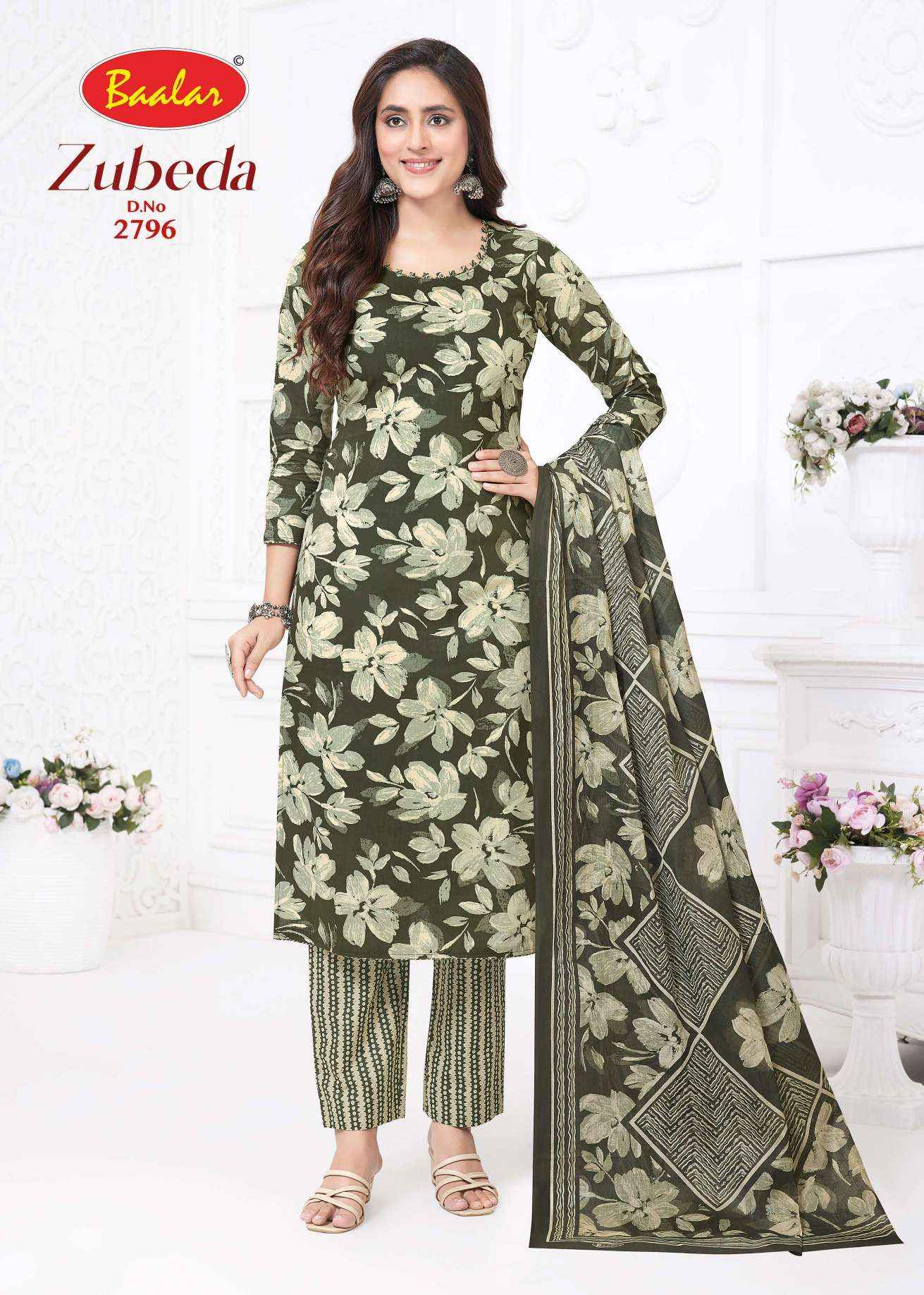 Baalar Zubeda Vol 27 Cotton Dress Material 12 pcs Catalogue