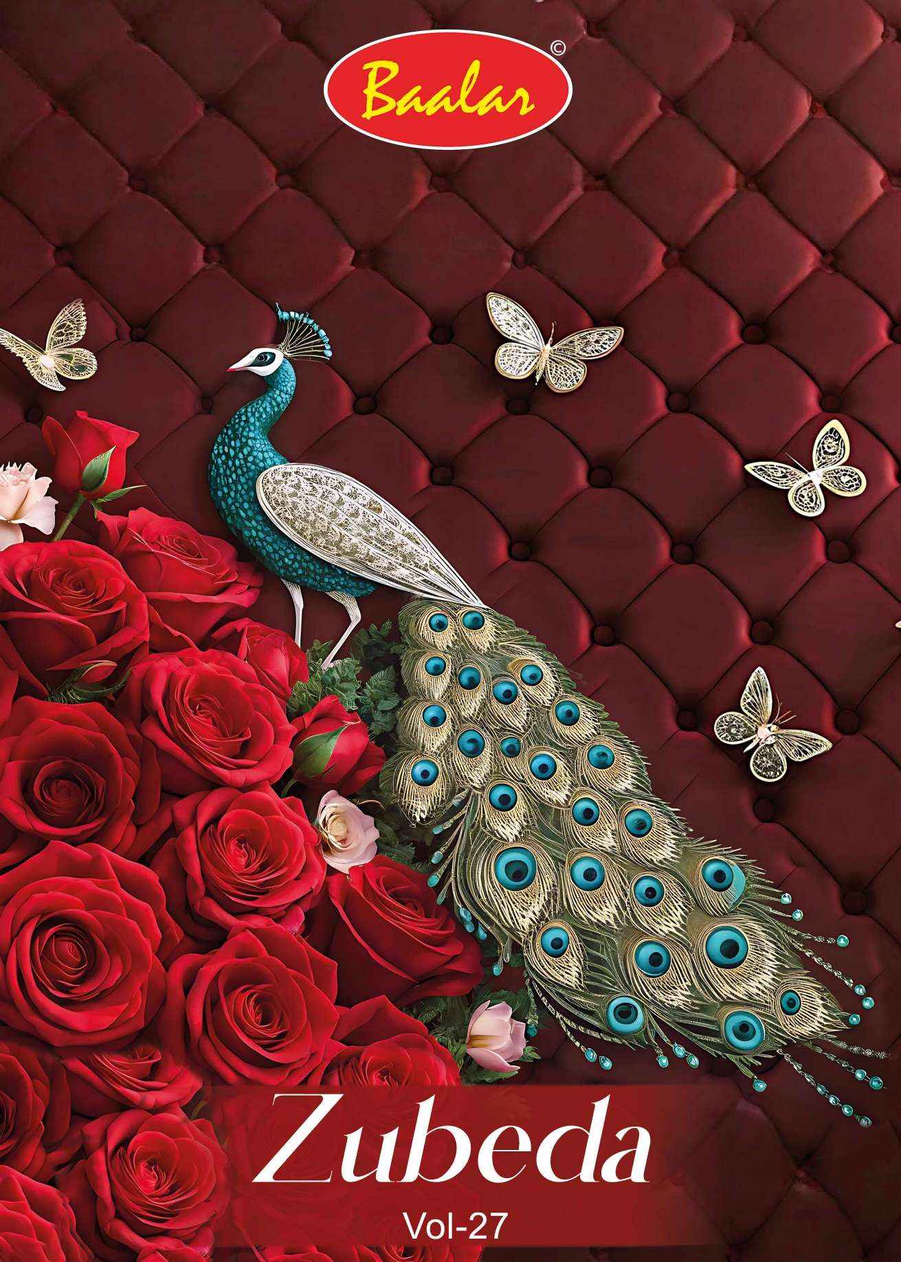 Baalar Zubeda Vol 27 Cotton Dress Material 12 pcs Catalogue