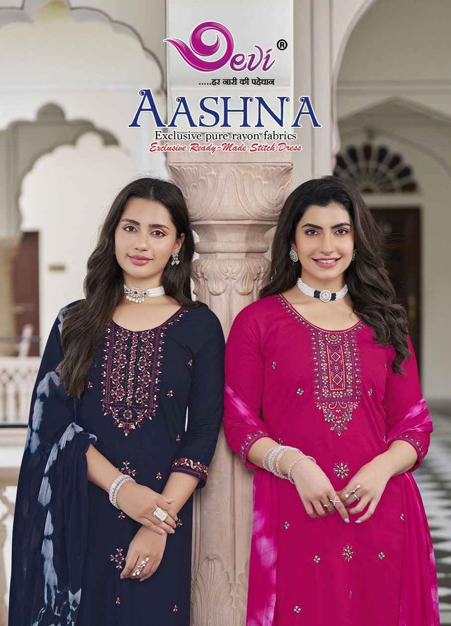 Devi Aashna Readymade Rayon Dress 8 pcs Catalogue