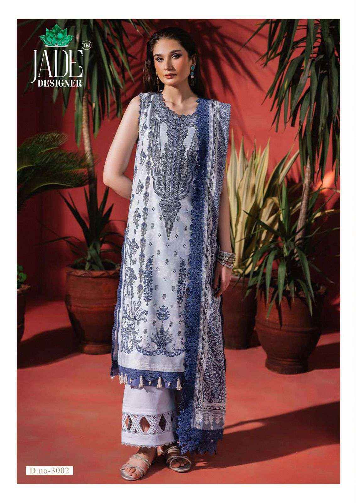 Jade Noor Ahmed Vol 3 Lawn Cotton Dress Material 6 pcs Catalogue