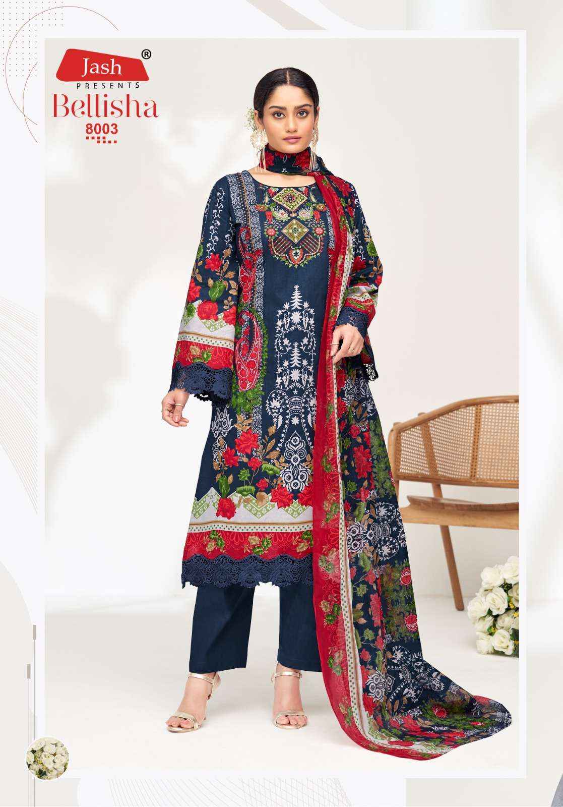 Jash Bellishsa Vol 8 Cotton Dress Material 10 pcs Catalogue