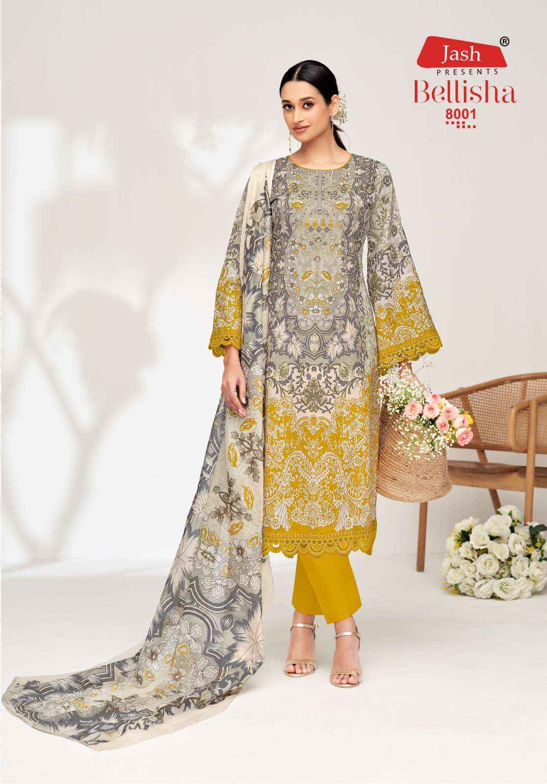 Jash Bellishsa Vol 8 Cotton Dress Material 10 pcs Catalogue