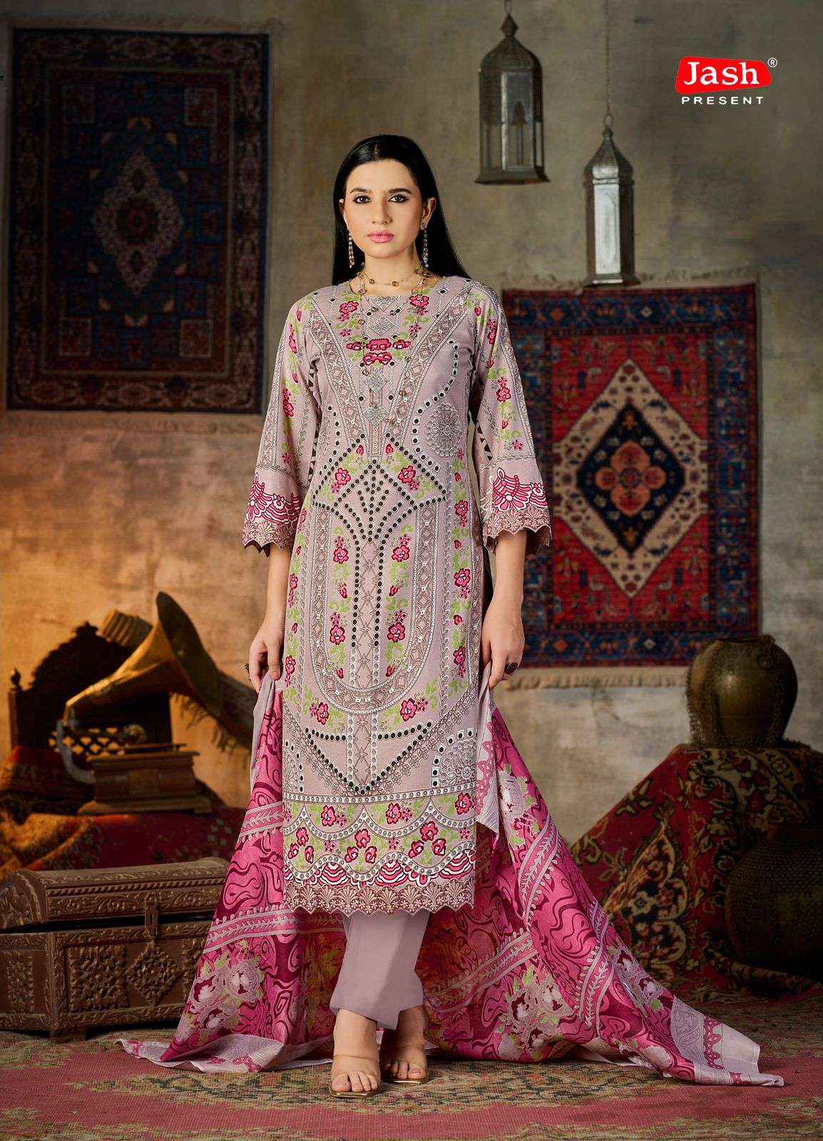 Jash Qurbat Vol 10 Cotton Dress Material 8 pcs Catalogue