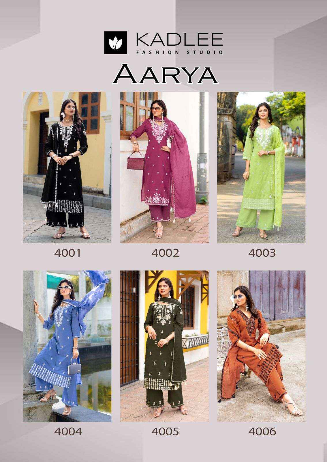 Kadlee Aarya Cotton Kurti Combo 6 pcs Catalogue