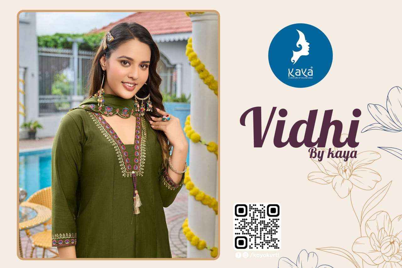 Kaya Vidhi Vertican Kurti Combo 6 pcs Catalogue