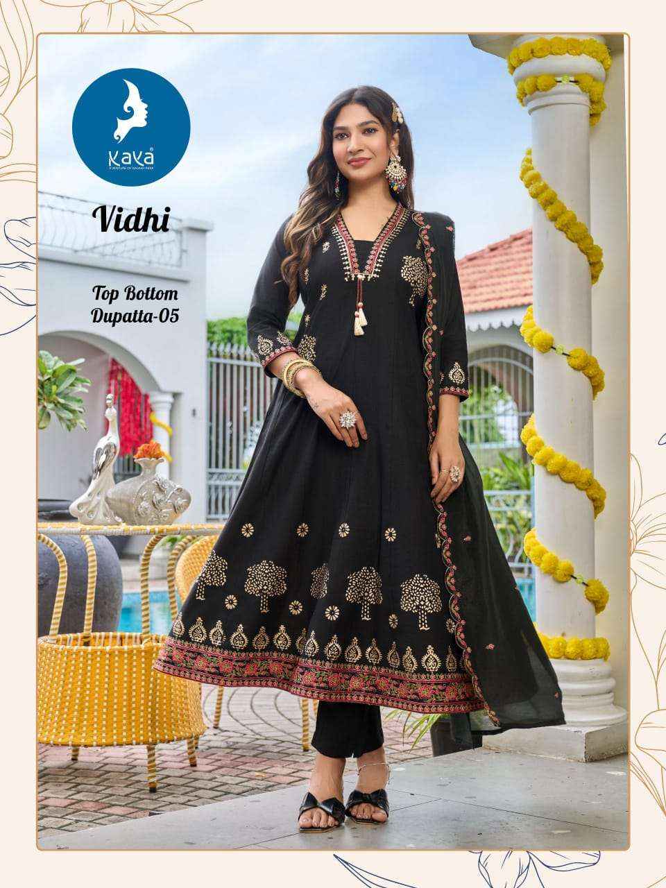 Kaya Vidhi Vertican Kurti Combo 6 pcs Catalogue