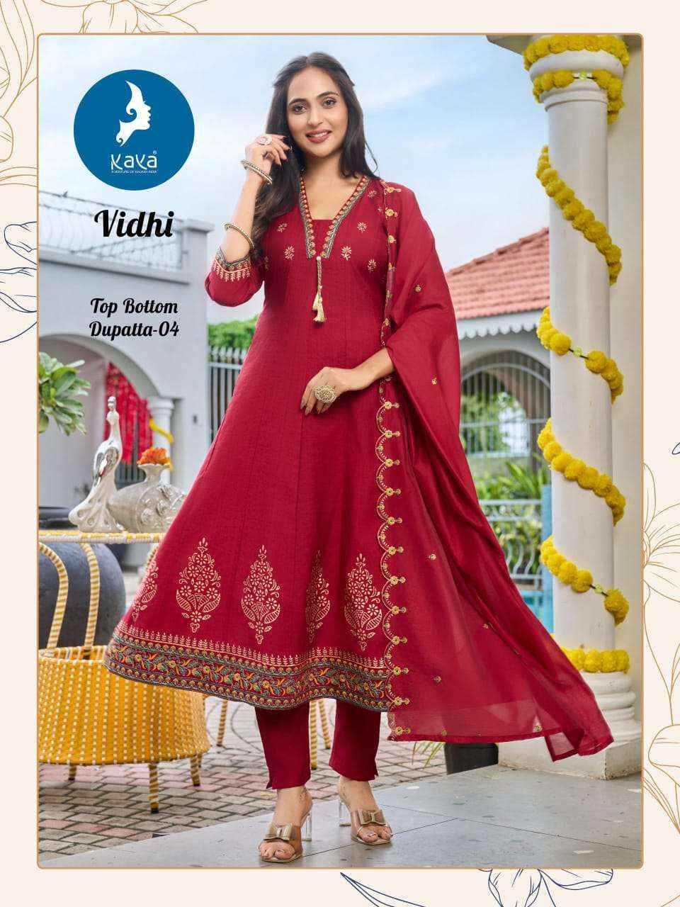 Kaya Vidhi Vertican Kurti Combo 6 pcs Catalogue