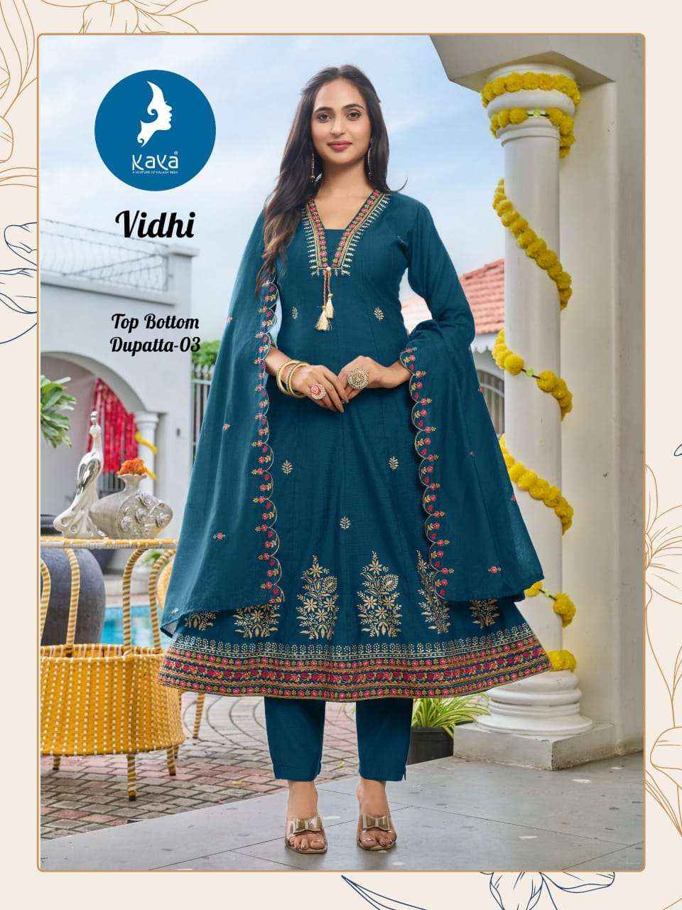 Kaya Vidhi Vertican Kurti Combo 6 pcs Catalogue