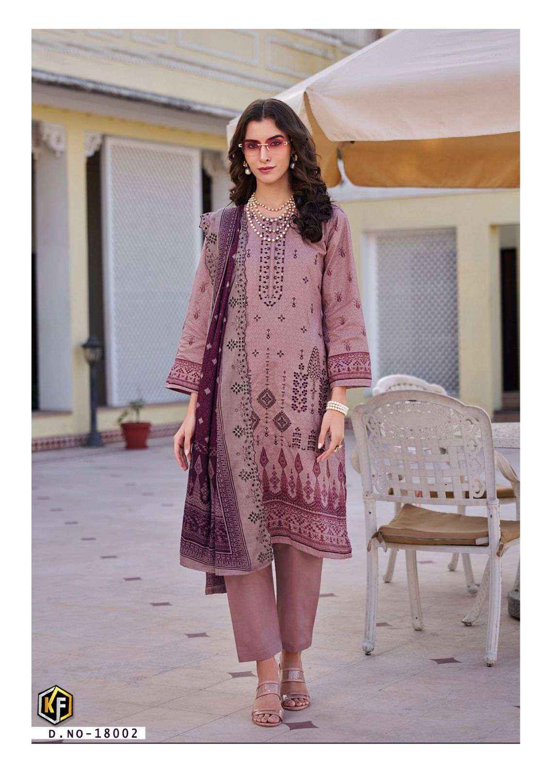 Keval Fab Maryum & Maria Vol 18 Cotton Dress Material 6 pcs Catalogue