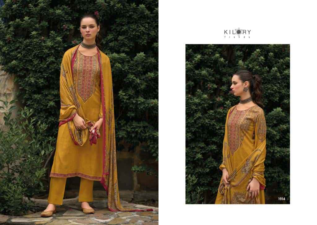 Kilory Trendz Libaas Viscose Pashmina Dress Material 6 pcs Catalogue