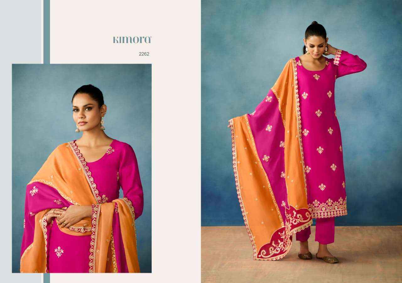 Kimora Heer Qala Vol 2 Russian Silk Dress Material 4 pcs Catalogue