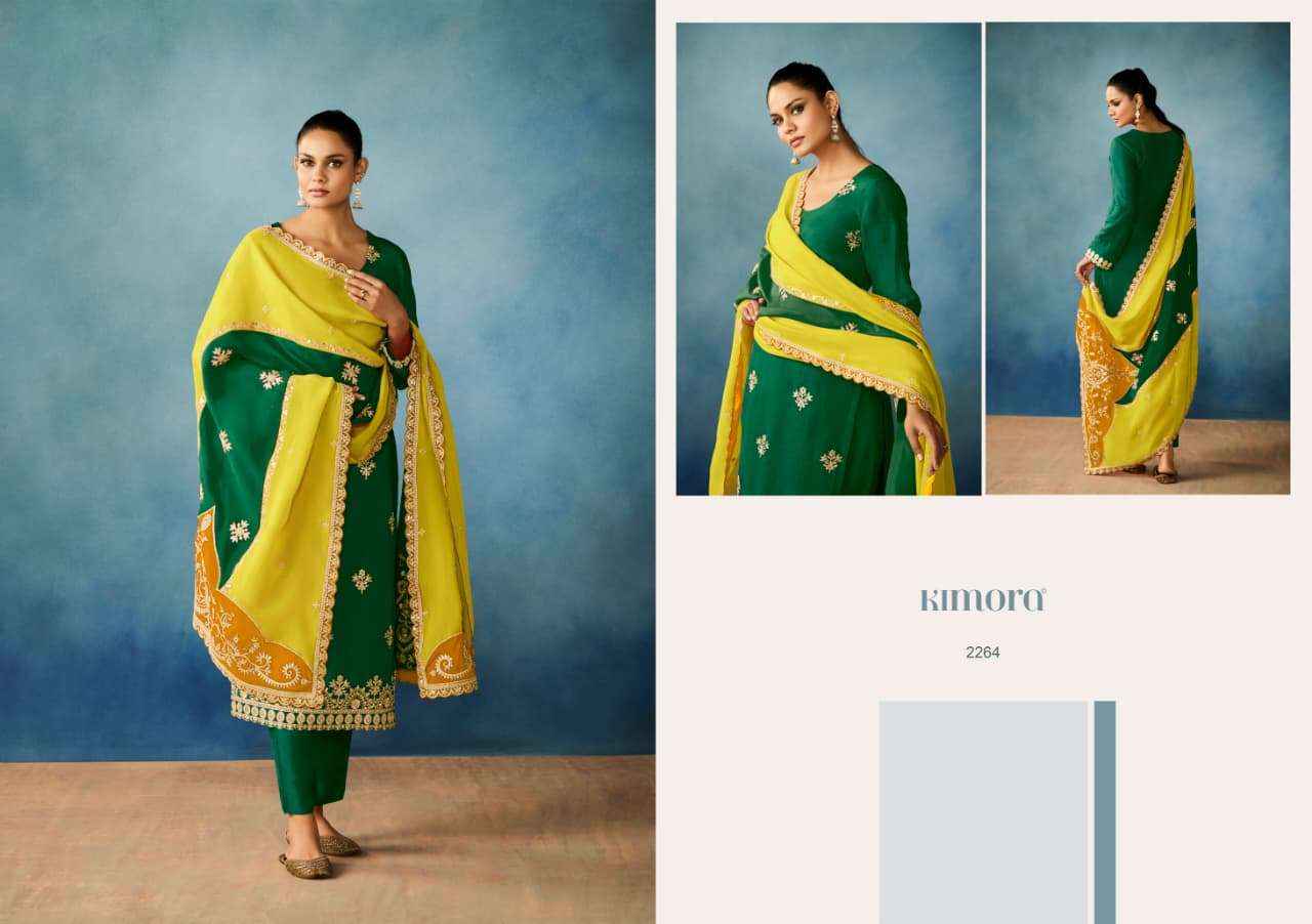 Kimora Heer Qala Vol 2 Russian Silk Dress Material 4 pcs Catalogue