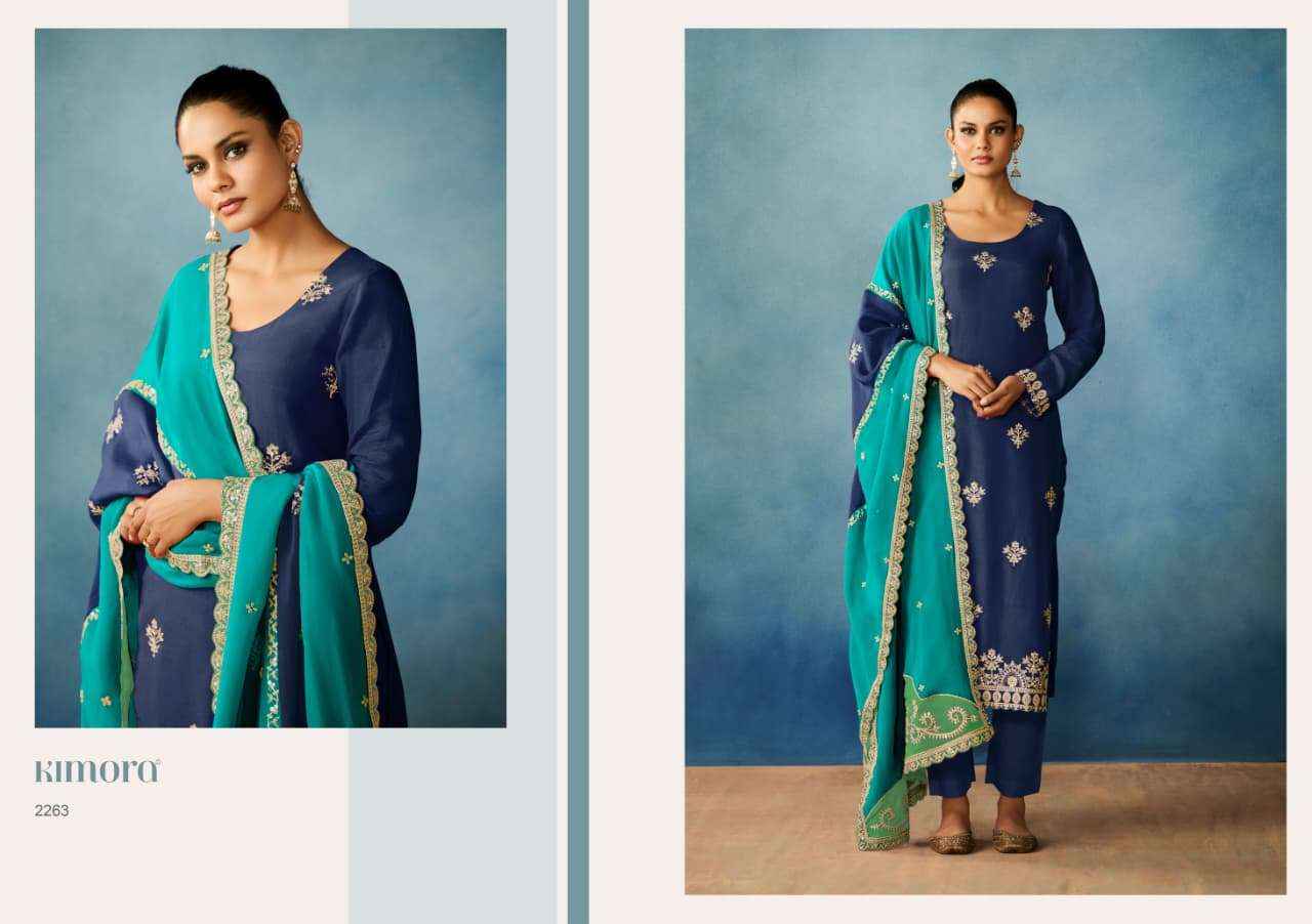 Kimora Heer Qala Vol 2 Russian Silk Dress Material 4 pcs Catalogue