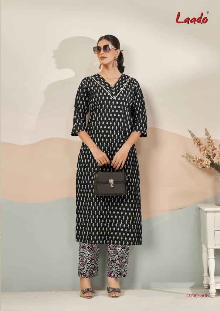 Laado Kavya Vol 5 Cotton Co Ord Set 8 pcs Catalogue