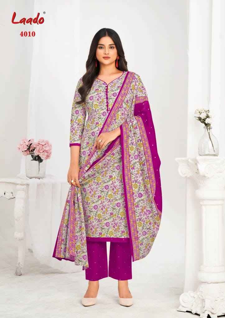 Laado Nargis Vol 4 Readymade Cotton Dress 10 pcs Catalogue