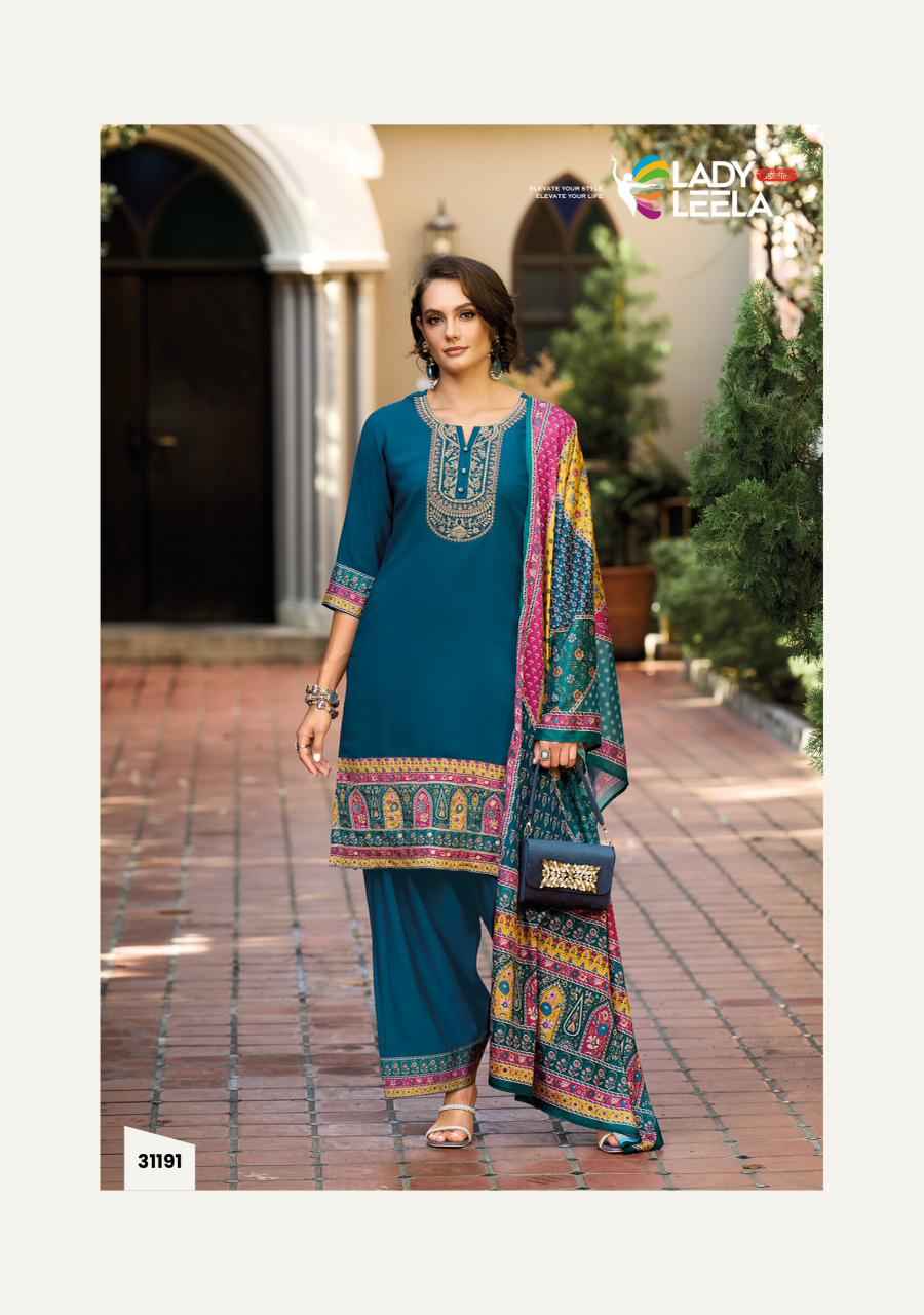 Lady Leela Khwab Viscose Silk Kurti Combo 4 pcs Catalogue