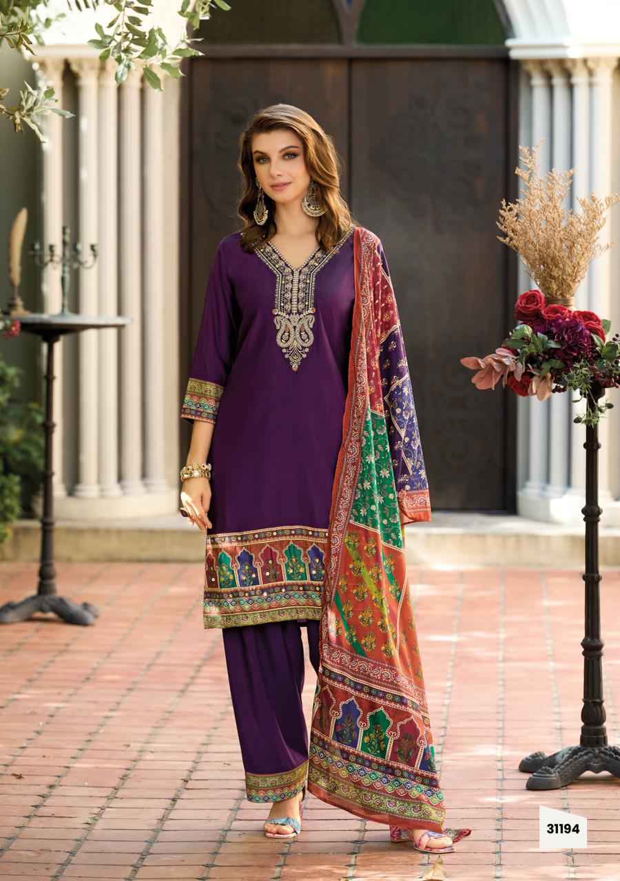 Lady Leela Khwab Viscose Silk Kurti Combo 4 pcs Catalogue