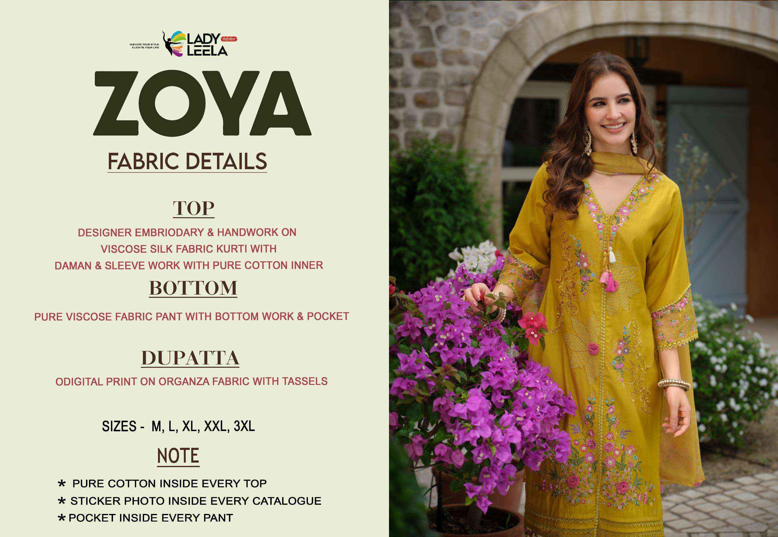 Lady Leela Zoya Viscose Silk Kurti Combo 4 pcs Catalogue