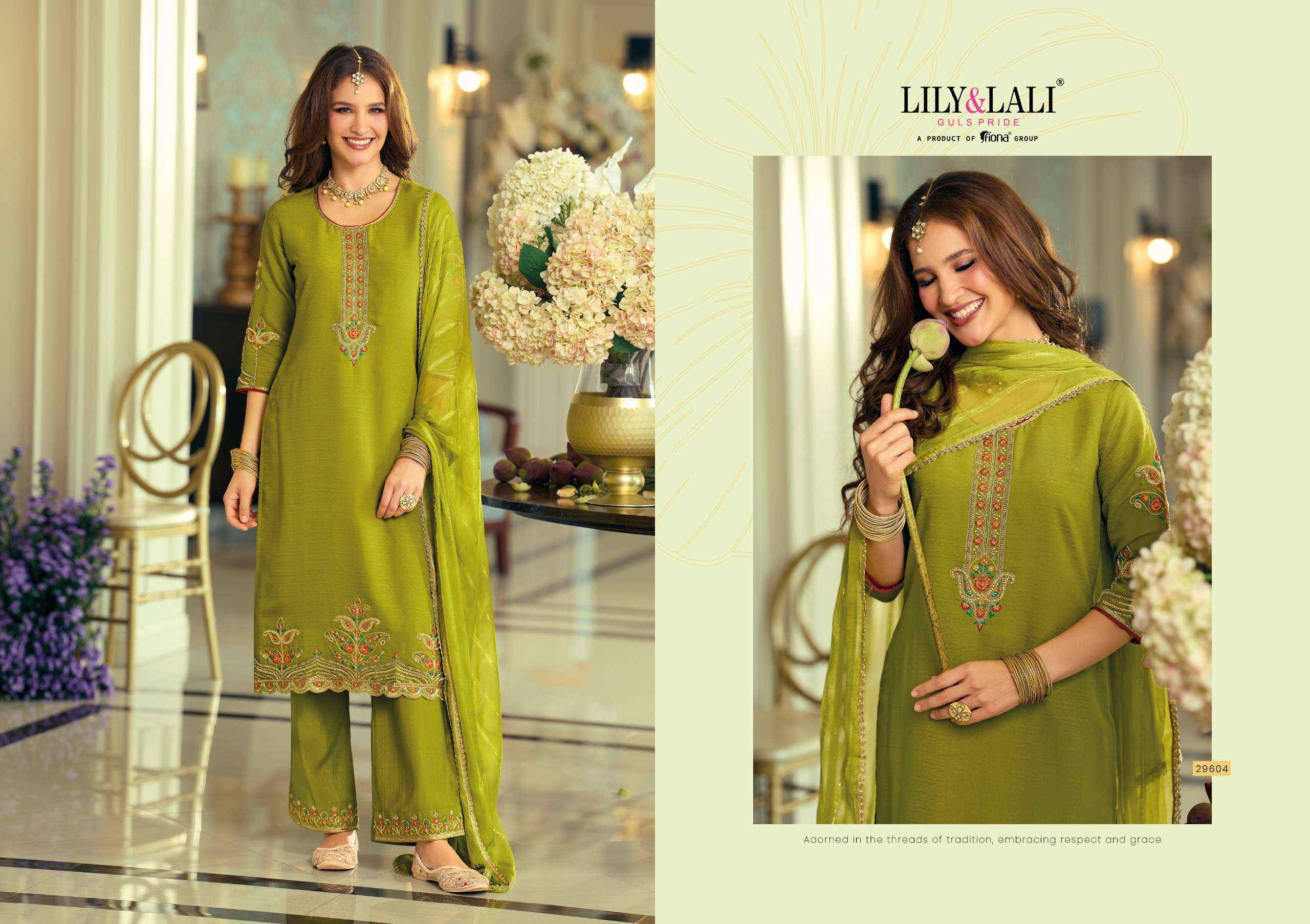 Lily & Lali Rang Raag Readymade Viscose Silk Dress 4 pcs Catalogue