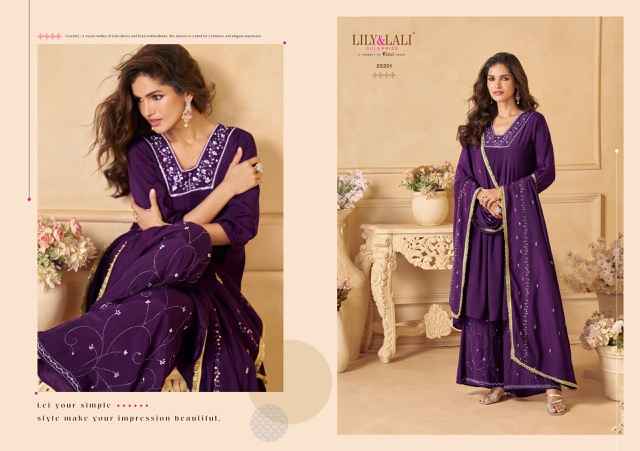 Lily & Lali Ritika Readymade Crepe Dress 4 pcs Catalogue