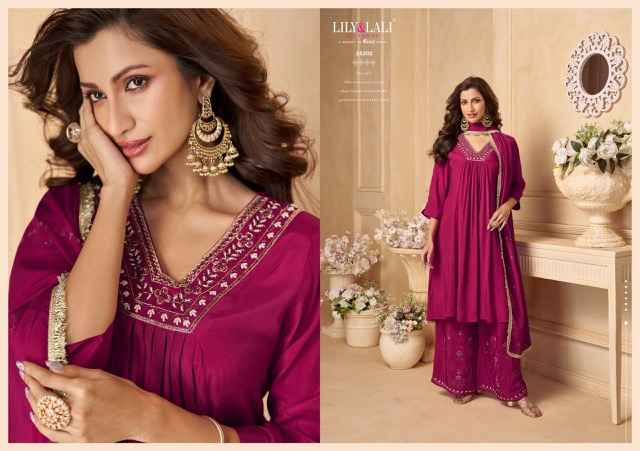 Lily & Lali Ritika Readymade Crepe Dress 4 pcs Catalogue