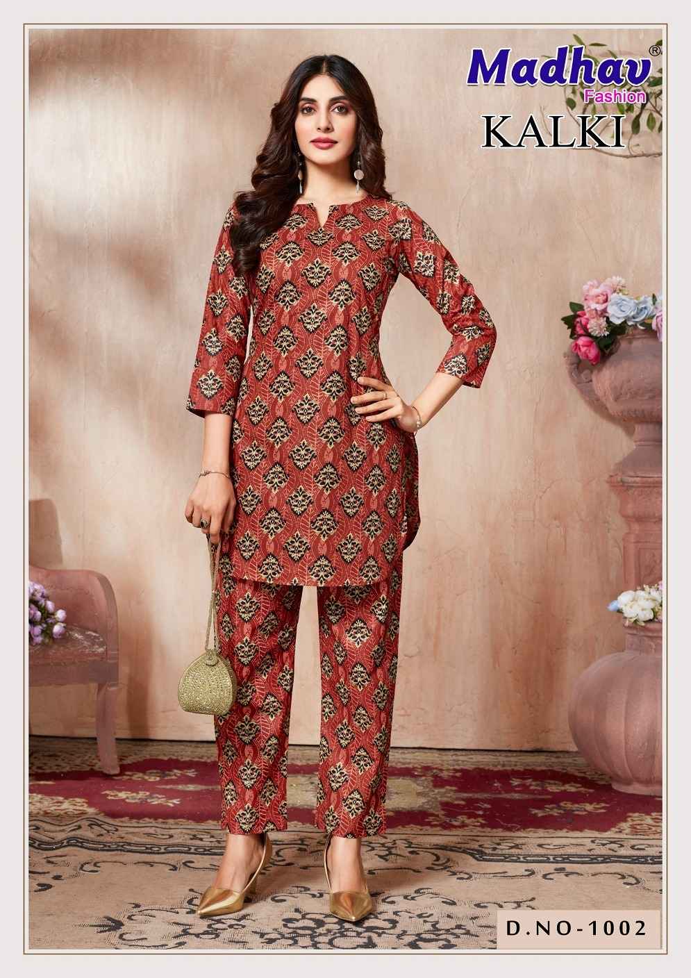 Madhav Fashion Kalki Vol 1 Cotton Co Ord Set 8 pcs Catalogue