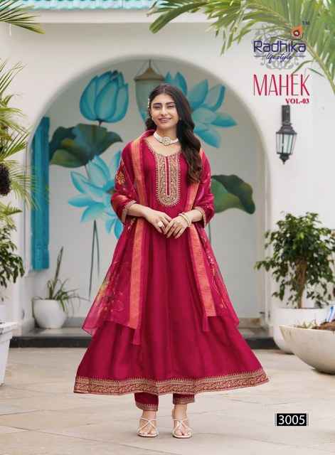 Ossm Mahek Vol 3 Vichitra Silk Kurti Combo 6 pcs Catalogue