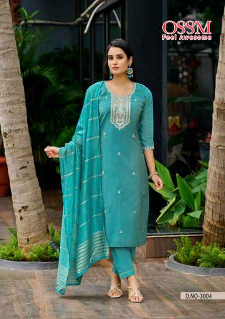 Ossm Mishu Vol 3 Readymade Roman Shimmer Dress 6 pcs Catalogue