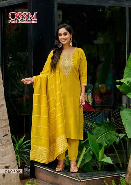 Ossm Mishu Vol 3 Readymade Roman Shimmer Dress 6 pcs Catalogue