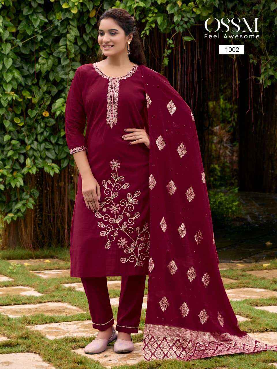 Ossm Shagun Roman Silk Kurti Combo 6 pcs Catalogue