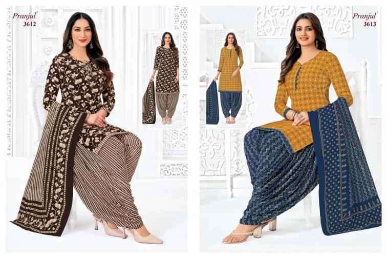 Pranjul Priyanshi Vol 36 Cotton Dress Material 36 pcs Catalogue