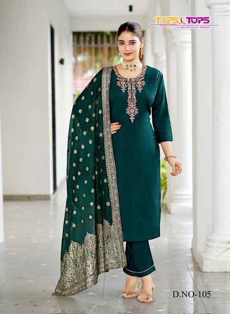 Tips & Tops Maahi Viscouse Silk Kurti Combo 6 pcs Catalogue