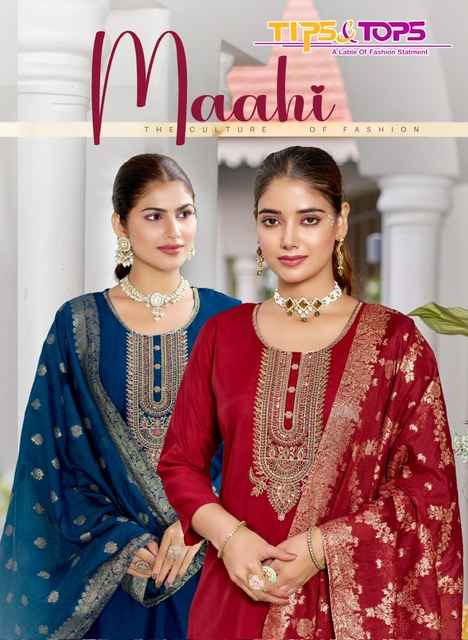 Tips & Tops Maahi Viscouse Silk Kurti Combo 6 pcs Catalogue