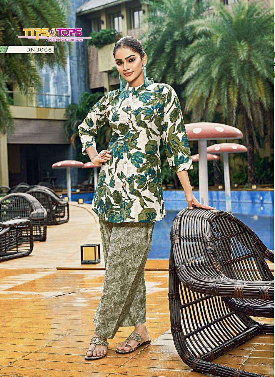 Tips & Tops Roohi Vetican Co Ord Set 6 pcs Catalogue