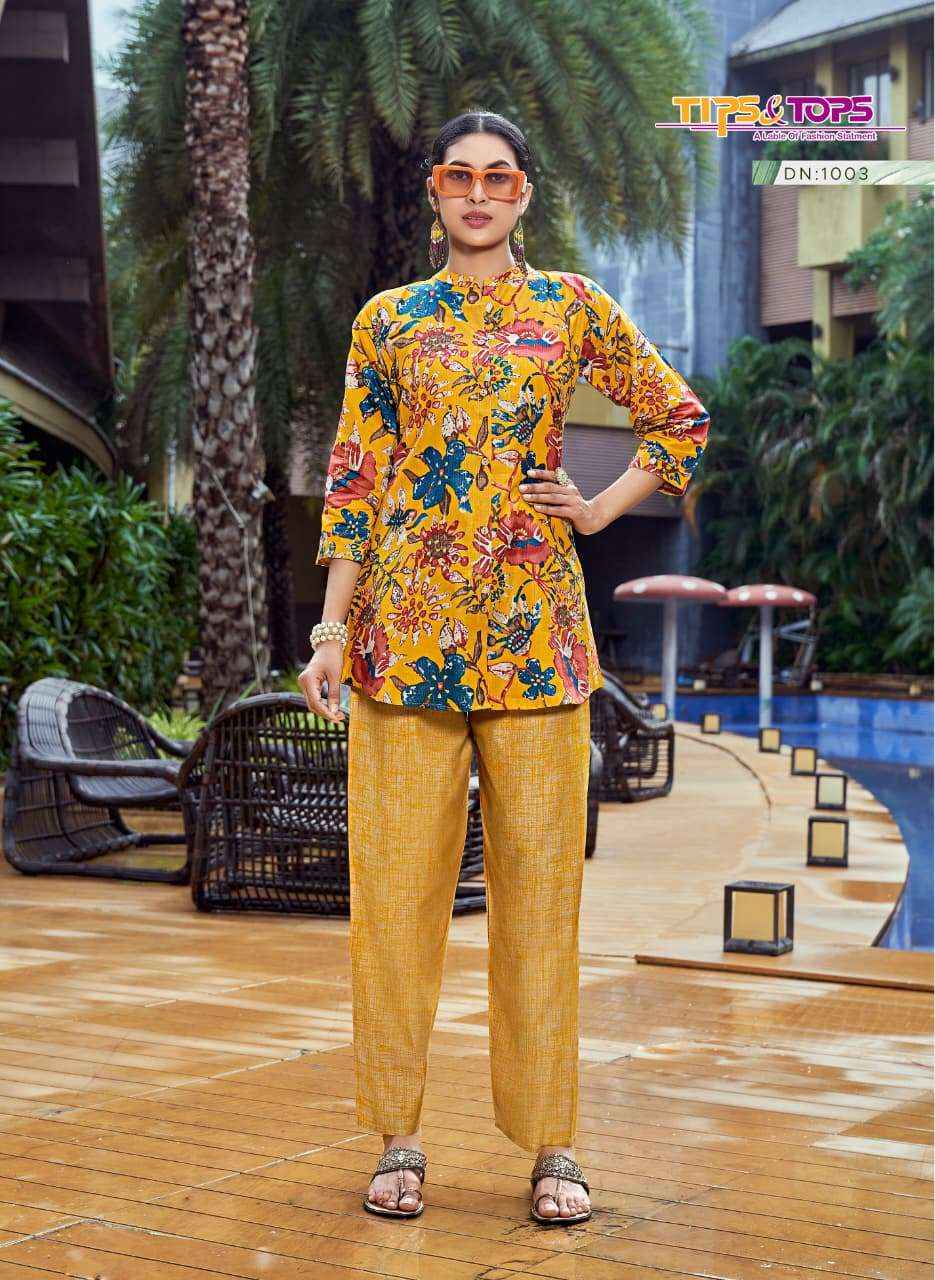 Tips & Tops Roohi Vetican Co Ord Set 6 pcs Catalogue