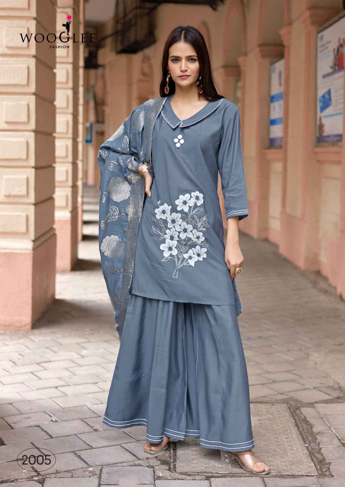 Wooglee Musafir Russian Silk Kurti Combo 5 pcs Catalogue